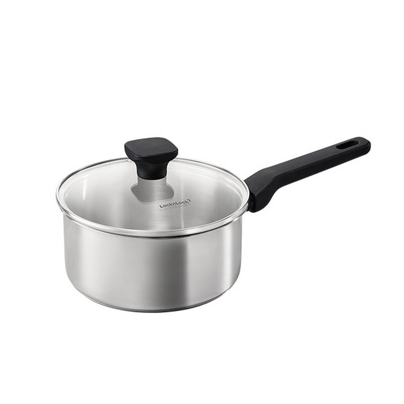 Nồi, Chảo Inox LocknLock Daily STS PPW thân bằng thép không gỉ 304, kèm nắp kính trong suốt, tay cầm chịu nhiệt image number null